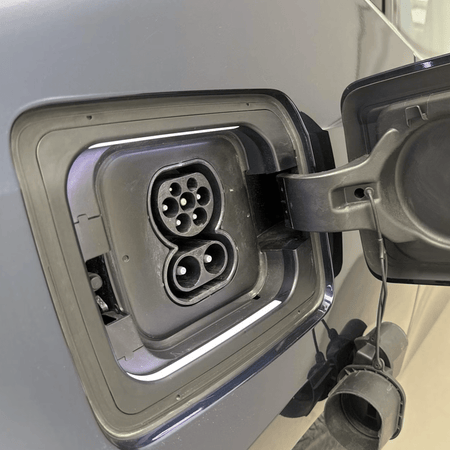 BMW I3 (I01) 2013 - 2022 vær og snø deksel for ladeport - Sort - PROTONORD - PROTONORD