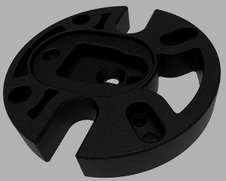 Festebraketter for Netatmo regnsensor og vindmåler - Sort - PROTONORD - PROTONORD