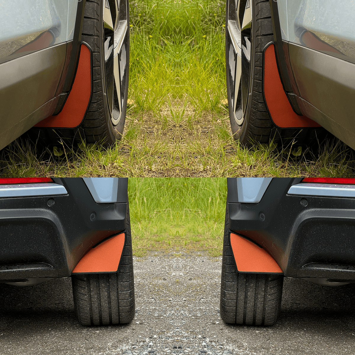 Fisker Ocean Komplett sett Skvettlapper v2 - Skvettlapp komplett m/farge - PROTONORD - PROTONORD