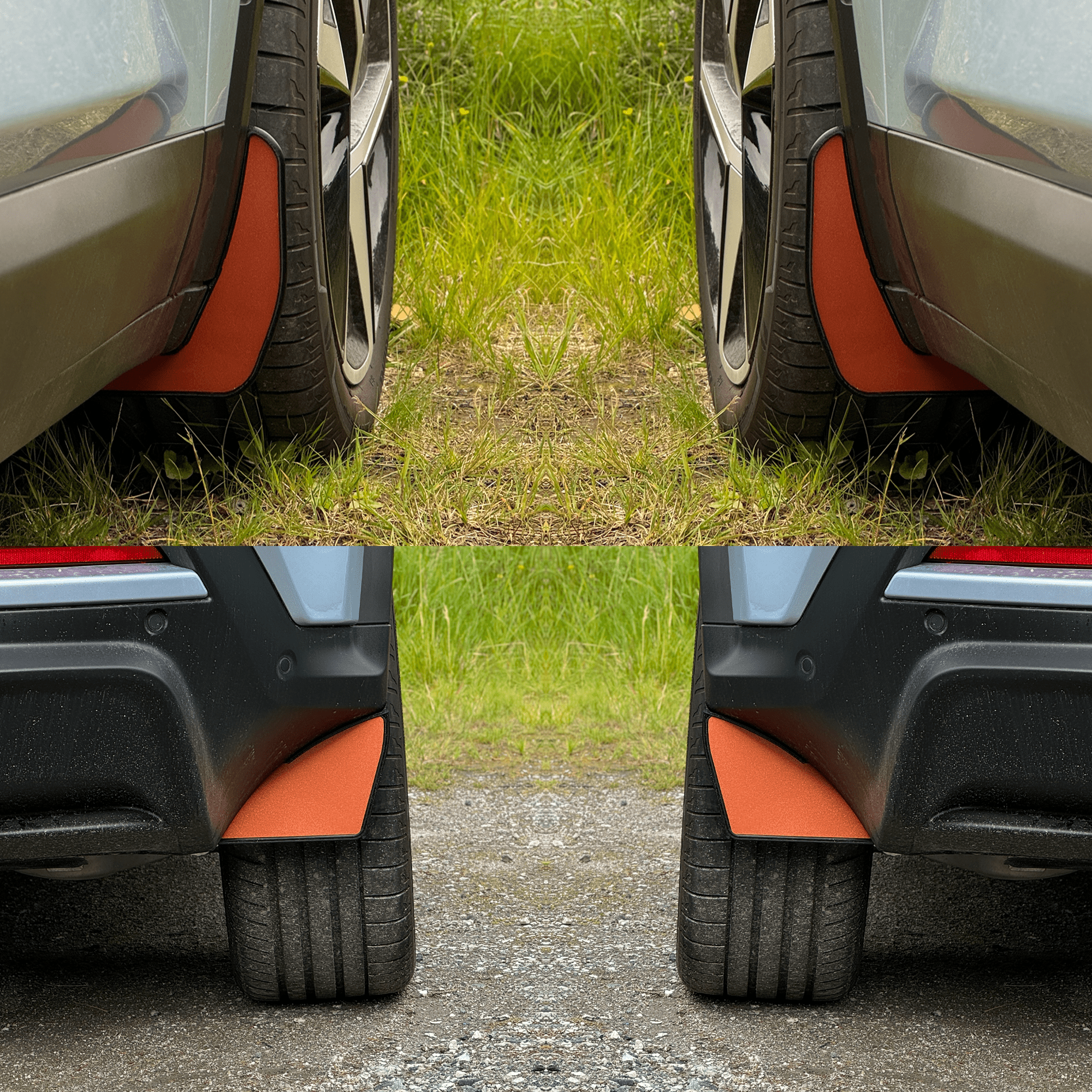 Fisker Ocean Komplett sett Skvettlapper v2 - Skvettlapp komplett m/farge - PROTONORD - PROTONORD