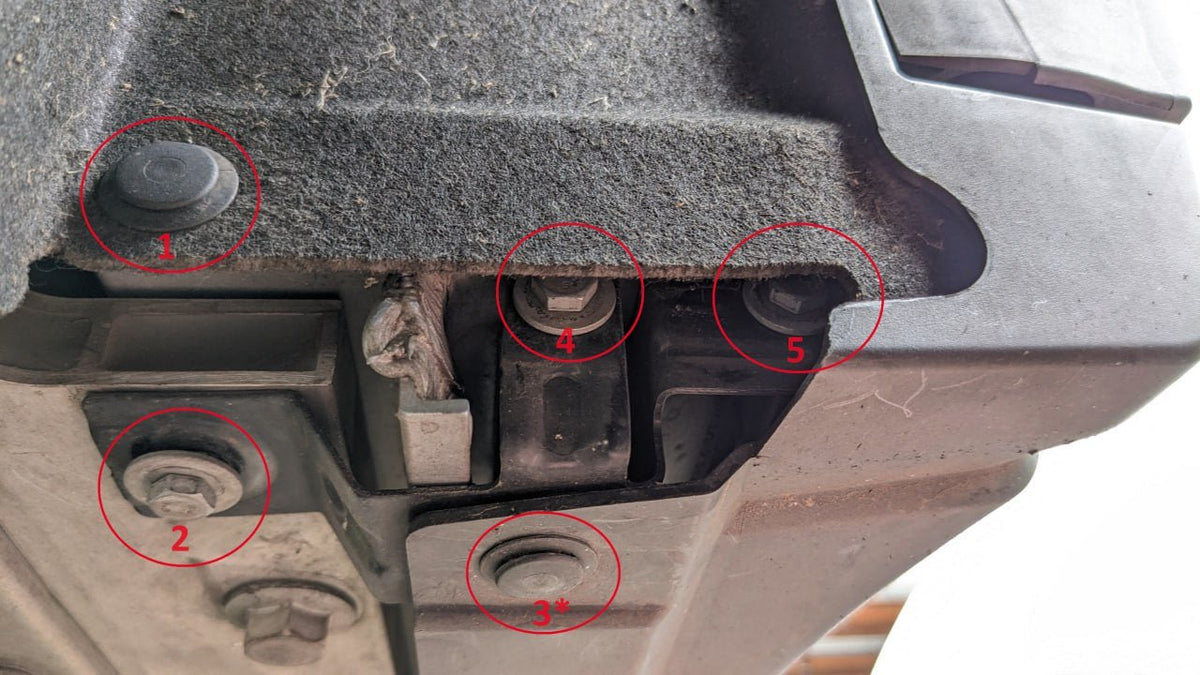 Fisker Ocean konverteringsett deflector bakjul (Kommer snart) - Venstre kun braketter - PROTONORD - PROTONORD