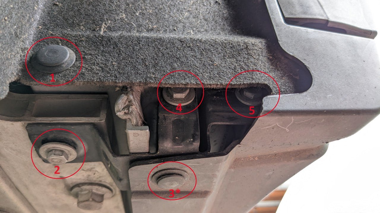 Fisker Ocean konverteringsett deflector bakjul (Kommer snart) - Venstre kun braketter - PROTONORD - PROTONORD