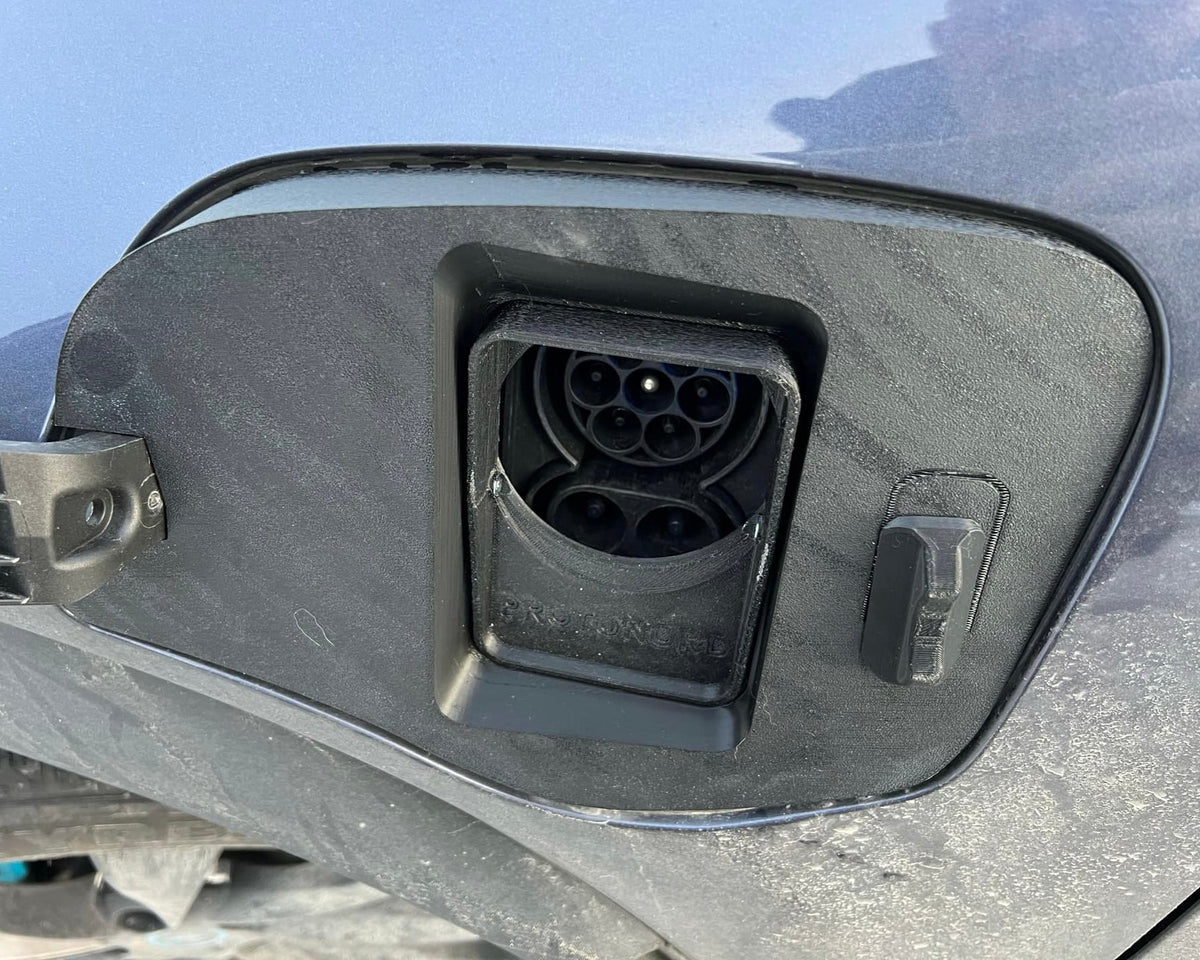 Fisker Ocean vær og snø deksel for ladeport - Sort - PROTONORD - PROTONORD