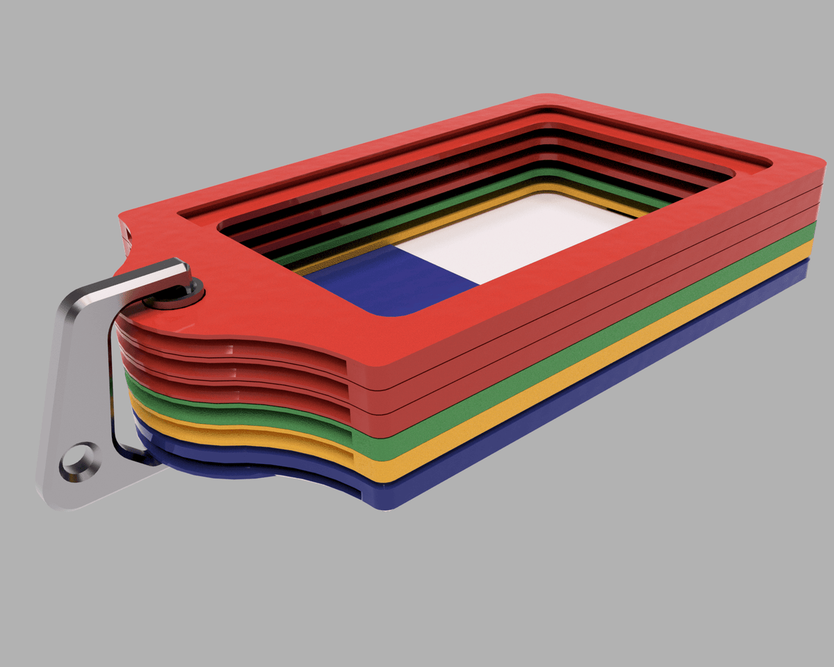 ID - Kortholder for Yubico og flere ID - kort - Yubico Fido2 usb holder - PROTONORD - PROTONORD