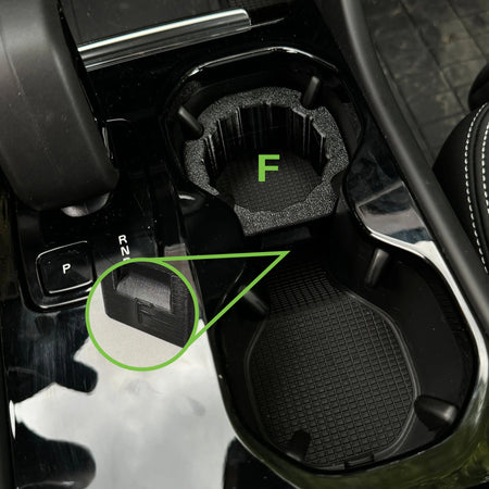 Volvo XC40/EX40/C40/EC40 Koppholder adapter - Front - PROTONORD - PROTONORD