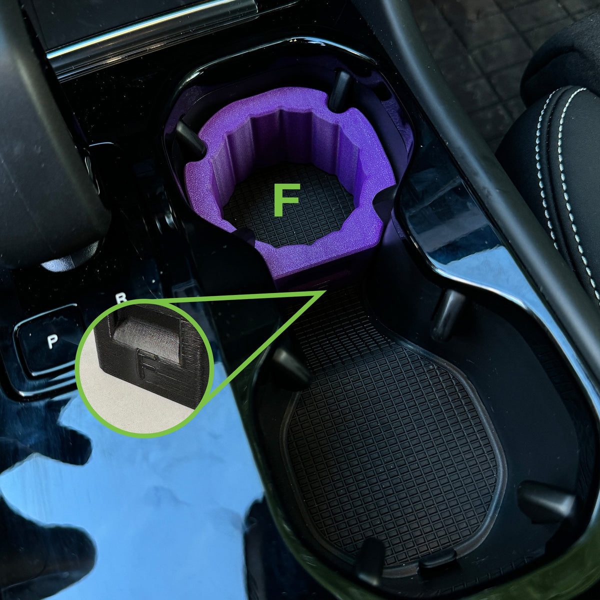 Volvo XC40/EX40/C40/EC40 Koppholder adapter - Front - PROTONORD - PROTONORD