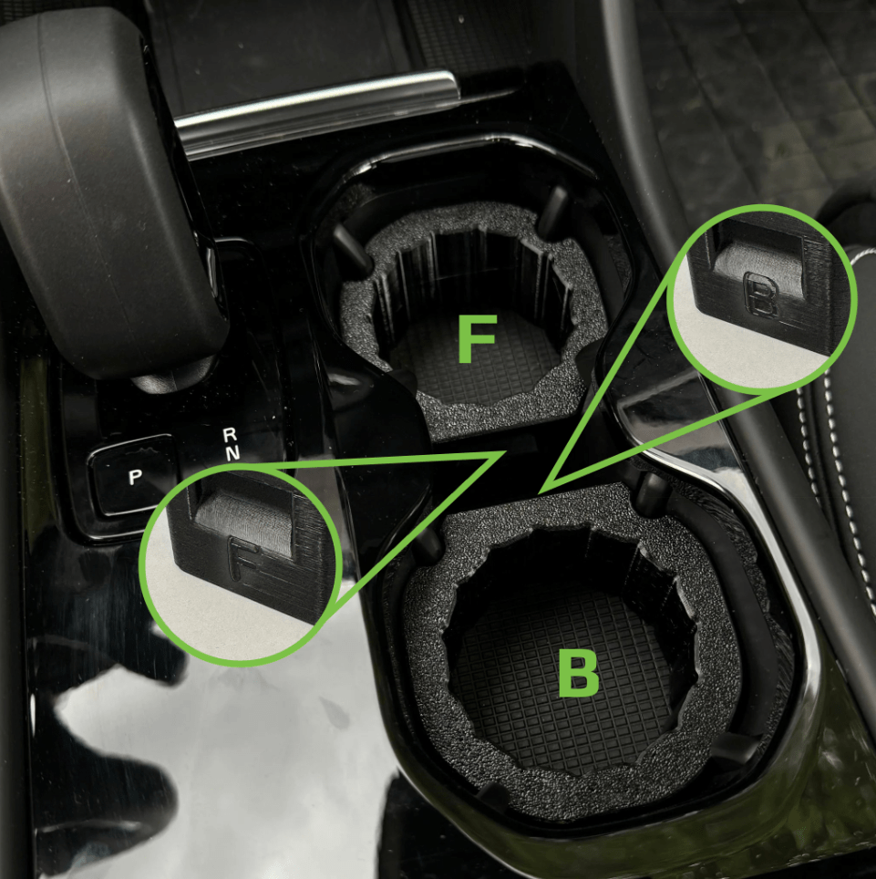 Volvo XC40/EX40/C40/EC40 Koppholder adapter - Begge - PROTONORD - PROTONORD