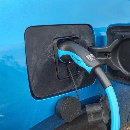 BMW I3 (I01) 2013 - 2022 vær og snø deksel for ladeport - Sort - PROTONORD - PROTONORD