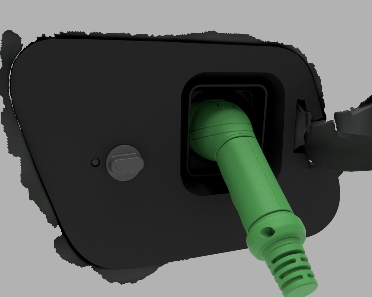 BMW iX2 2024 - 202* vær og snø deksel for ladeport - PROTONORD - PROTONORD