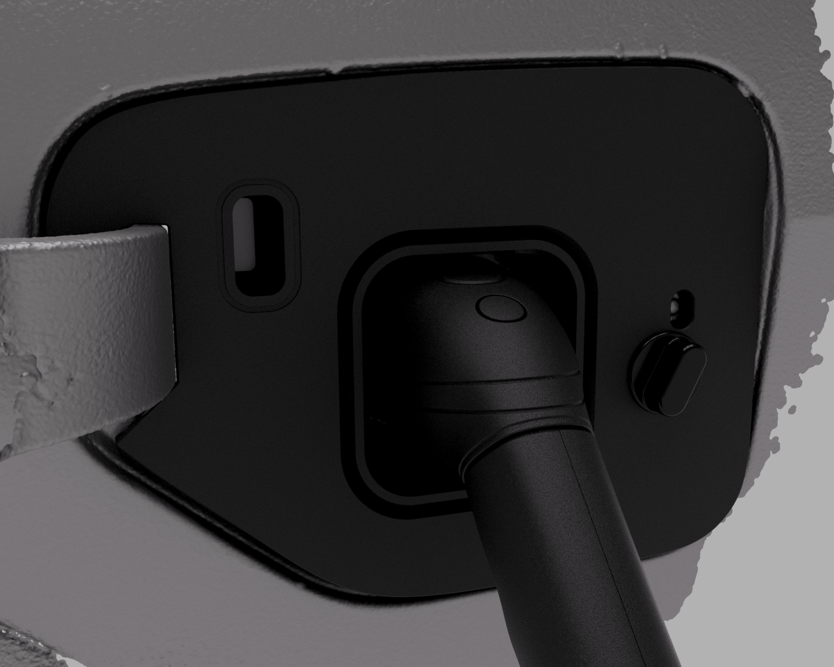 BMW X5 (G05) Plug - in Hybrid vær og snø deksel for ladeport - Sort - PROTONORD