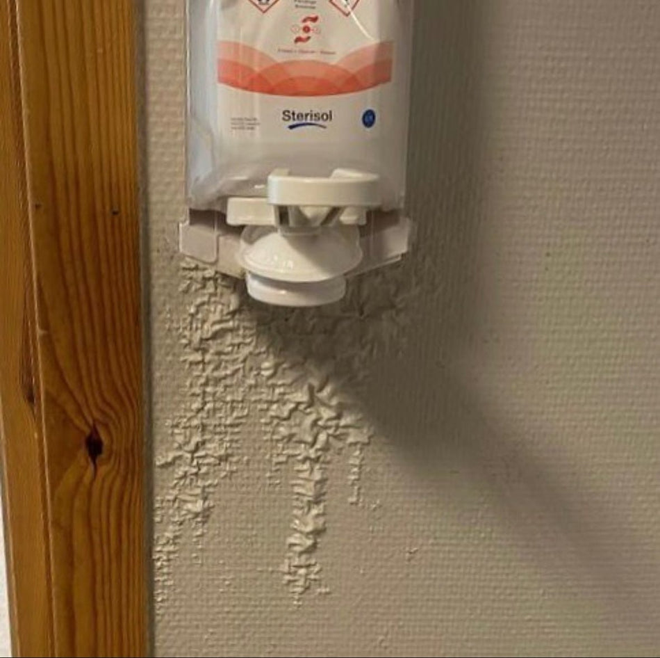 Dryppskål antibac eller såpe for svaksynte - Oransje - PROTONORD - PROTONORD