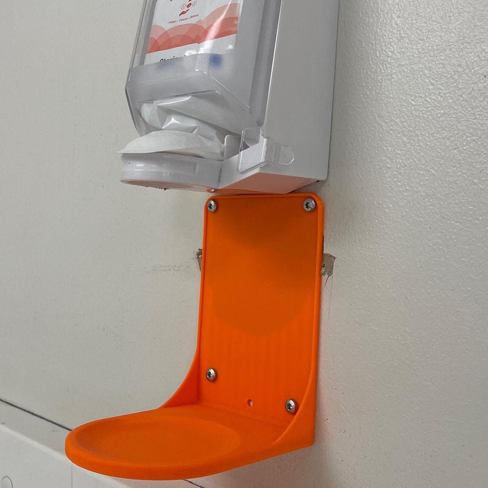 Dryppskål antibac eller såpe for svaksynte - Oransje - PROTONORD - PROTONORD