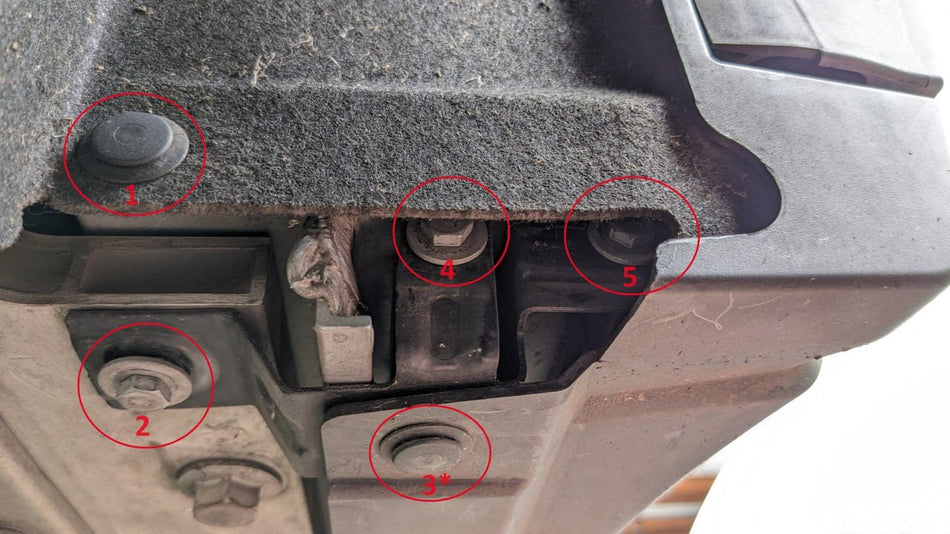 Fisker Ocean konverteringsett deflector bakjul (Kommer snart) - Venstre kun braketter - PROTONORD - PROTONORD