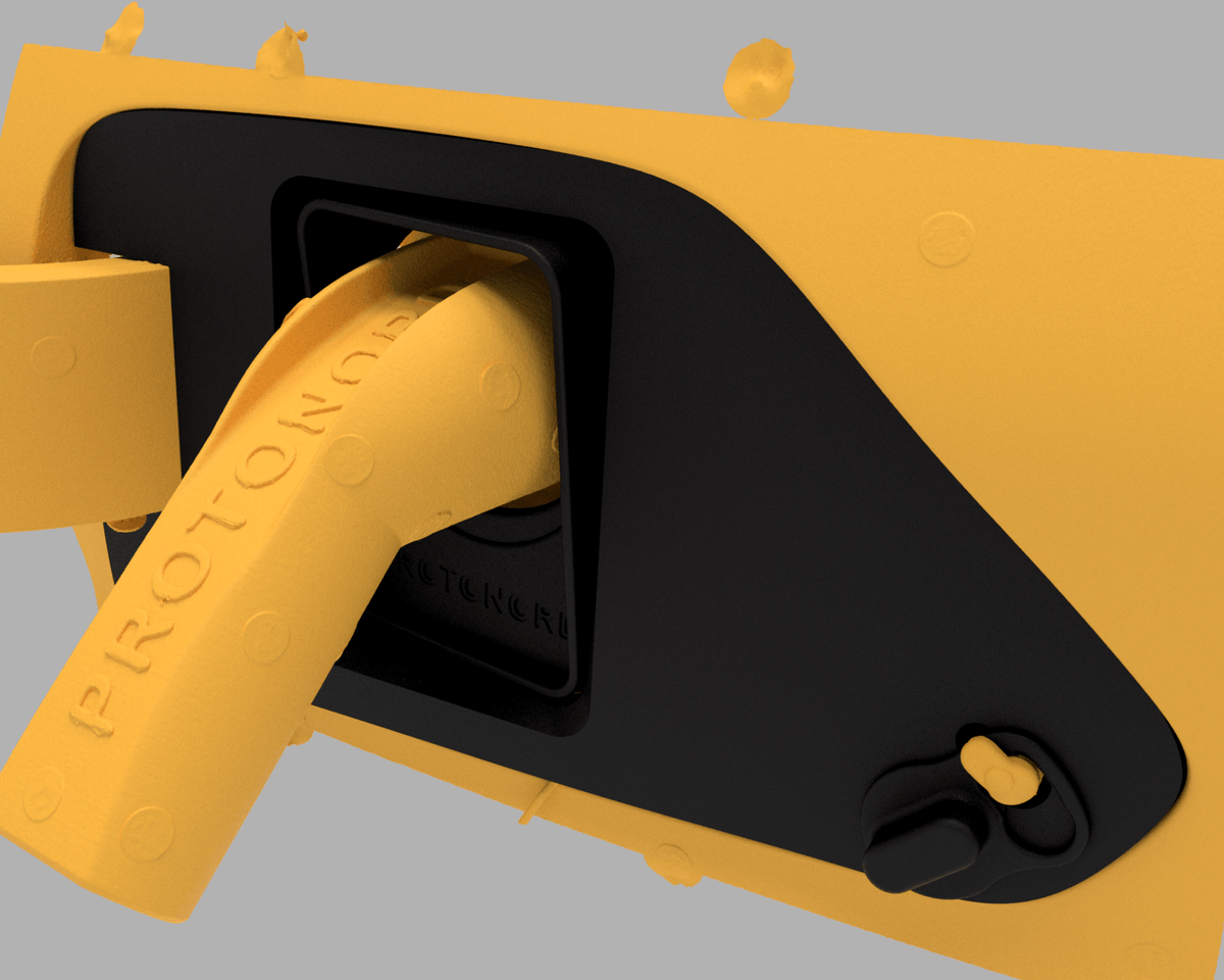 Hyundai KONA 2024 vær og snø deksel for ladeport - PROTONORD - PROTONORD