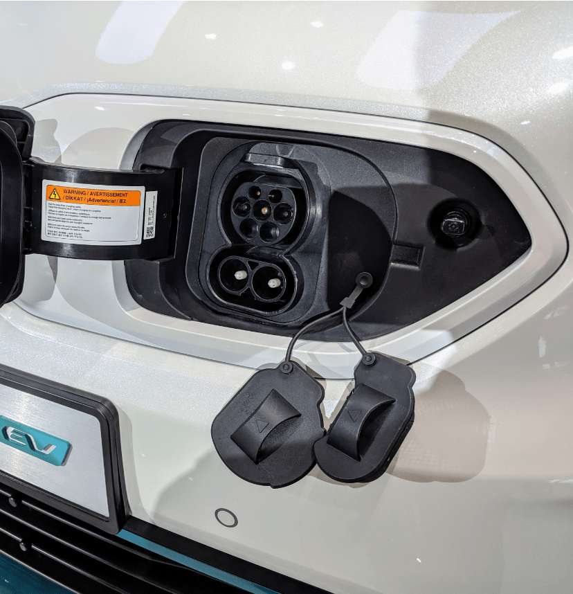 Kia E - Niro vær og snø deksel for ladeport - Sort - PROTONORD - PROTONORD