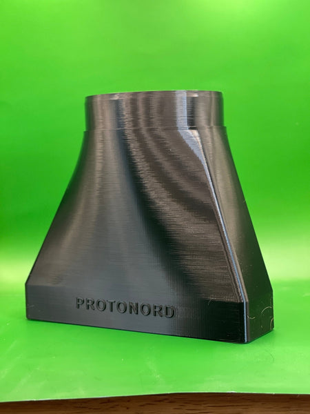 Wallair N15865 Ventilasjonsovergang flat til rund 125mm - PROTONORD - PROTONORD